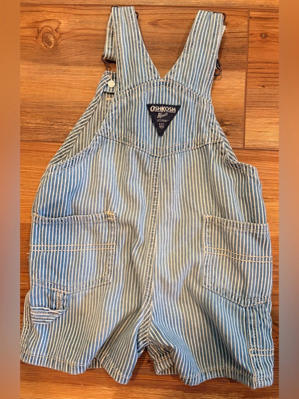 Two Overalls OshKosh Carter 12-18 months